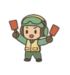 ちびキャラ空母（個別スタンプ：12）