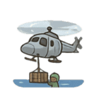 ちびキャラ空母（個別スタンプ：13）