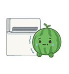 スイカのふしぎな世界（個別スタンプ：4）