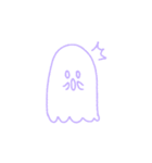 ふわもこゴースト（個別スタンプ：1）