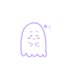 ふわもこゴースト（個別スタンプ：4）
