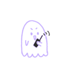 ふわもこゴースト（個別スタンプ：5）