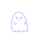 ふわもこゴースト（個別スタンプ：8）