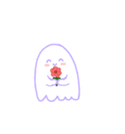 ふわもこゴースト（個別スタンプ：10）