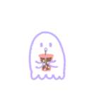 ふわもこゴースト（個別スタンプ：12）