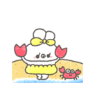 ぽわぽわうしゃぎ77〜カラフルな夏〜（個別スタンプ：9）