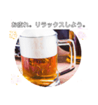 私はマラソンよりお酒が好き 躍動の挨拶（個別スタンプ：1）