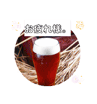 私はマラソンよりお酒が好き 躍動の挨拶（個別スタンプ：3）