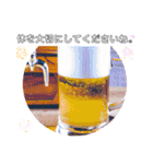 私はマラソンよりお酒が好き 躍動の挨拶（個別スタンプ：5）