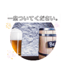 私はマラソンよりお酒が好き 躍動の挨拶（個別スタンプ：7）