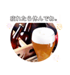 私はマラソンよりお酒が好き 躍動の挨拶（個別スタンプ：8）