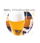 私はマラソンよりお酒が好き 躍動の挨拶（個別スタンプ：12）