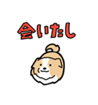 日常でも使える！ボーダーコリー！茶白（個別スタンプ：29）