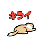 日常でも使える！ボーダーコリー！茶白（個別スタンプ：32）