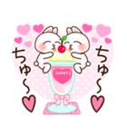 飛び出す❤️超らぶらぶ らぶうさ❤️（個別スタンプ：17）