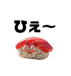 きょうも、あついね。寿司より。（個別スタンプ：5）