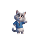 【グッドサイン猫 1】（個別スタンプ：7）