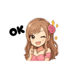 夜のお店の女の子スタンプ♡（個別スタンプ：3）