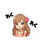 夜のお店の女の子スタンプ♡（個別スタンプ：5）