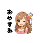 夜のお店の女の子スタンプ♡（個別スタンプ：10）