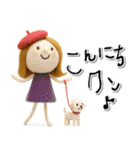 mottoのおとな女子ドール♡気持ち伝える（個別スタンプ：2）