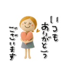 mottoのおとな女子ドール♡気持ち伝える（個別スタンプ：11）