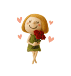 mottoのおとな女子ドール♡気持ち伝える（個別スタンプ：20）