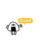 愉快なフード〜いつものあいさつ〜（個別スタンプ：4）