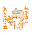 夏から秋❤️いやしばいぬ❤️柴犬/暑中/敬語（個別スタンプ：8）