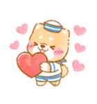 夏から秋❤️いやしばいぬ❤️柴犬/暑中/敬語（個別スタンプ：21）