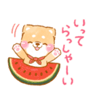 夏から秋❤️いやしばいぬ❤️柴犬/暑中/敬語（個別スタンプ：26）