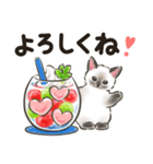 夏の毎日☆猫たちのスタンプ2（個別スタンプ：1）