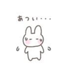 ゆるい手書きうさぎ☆夏スタンプ（個別スタンプ：13）