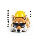 ぐでだる柴犬の現場仕事⭐(再販)（個別スタンプ：11）