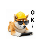 ぐでだる柴犬の現場仕事⭐(再販)（個別スタンプ：18）