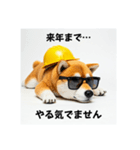 ぐでだる柴犬の現場仕事⭐(再販)（個別スタンプ：32）