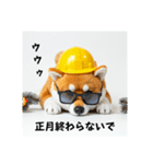 ぐでだる柴犬の現場仕事⭐(再販)（個別スタンプ：37）