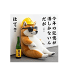 柴犬の現場仕事⭐年末年始酒まみれ(再販)（個別スタンプ：20）