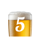 カウントダウンする生ビール⭐(再販)（個別スタンプ：1）