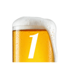 カウントダウンする生ビール⭐(再販)（個別スタンプ：5）