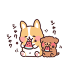 まるまるコーギーの夏休み（個別スタンプ：8）
