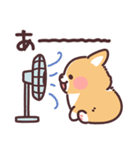 まるまるコーギーの夏休み（個別スタンプ：10）