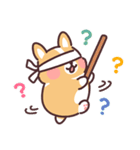 まるまるコーギーの夏休み（個別スタンプ：16）