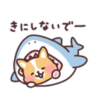 まるまるコーギーの夏休み（個別スタンプ：29）