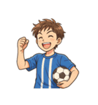 サッカー 男子 部活 スポーツ（個別スタンプ：3）