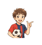 サッカー 男子 部活 スポーツ（個別スタンプ：5）