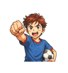 サッカー 男子 部活 スポーツ（個別スタンプ：7）