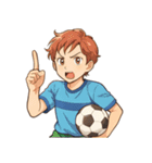 サッカー 男子 部活 スポーツ（個別スタンプ：9）