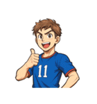 サッカー 男子 部活 スポーツ（個別スタンプ：12）