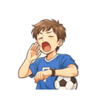 サッカー 男子 部活 スポーツ（個別スタンプ：14）